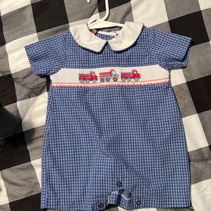 BABY BOY- SMOCKED